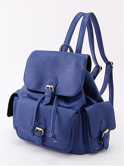 3ポケット合皮リュック