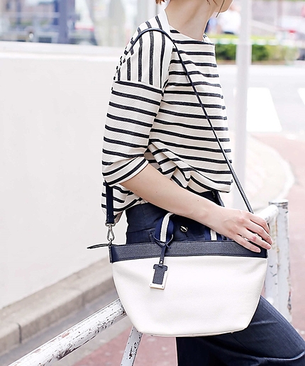 メタルジップ2wayトート/L