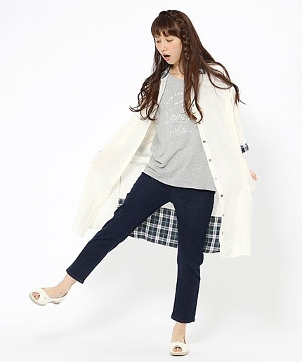 【7/23(木)再値下げ】コットンリネン×チェックシャツワンピース