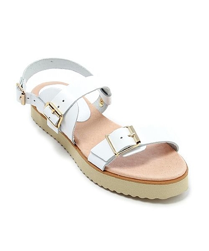 ベルト付きフラットサンダル