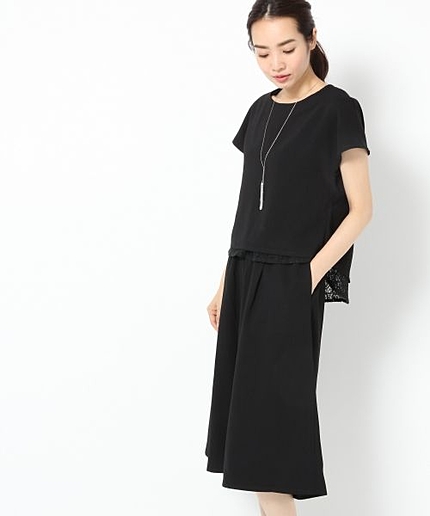 【間もなく受付終了!/WEB限定アイテム】ガウチョ*レース3Pセットアップ