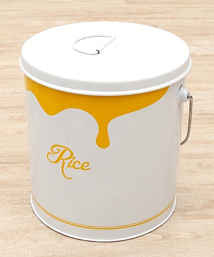 オリジナル スチールキャニスターライス