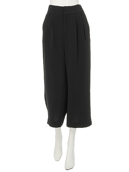 【W】クロップドワイドパンツ