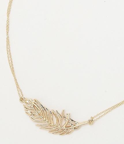 羽モチーフネックレス