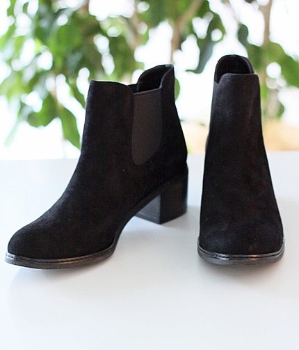 【先行予約】 スエードサイドゴアショートブーツ【2015AW新作】