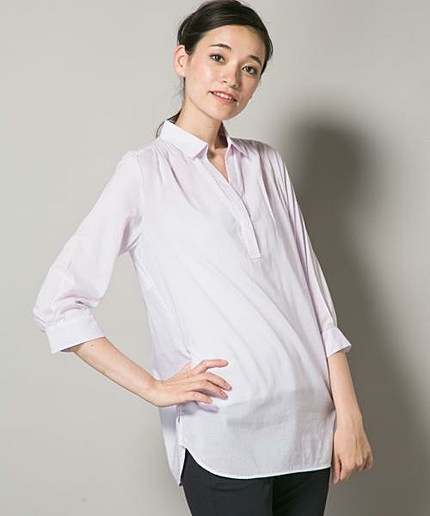 C/TenポプリンP/Oシャツチュニック