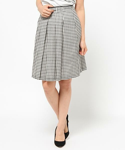 【洗える！】Rattiギンガムチェックスカート