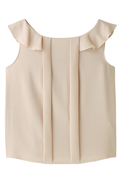 フリルタックブラウス