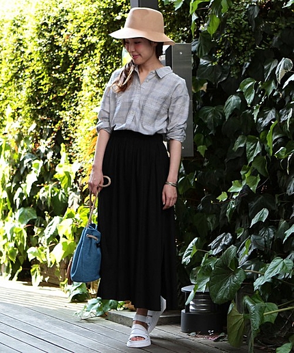 カットマキシスカート/AEBC MAXI SK