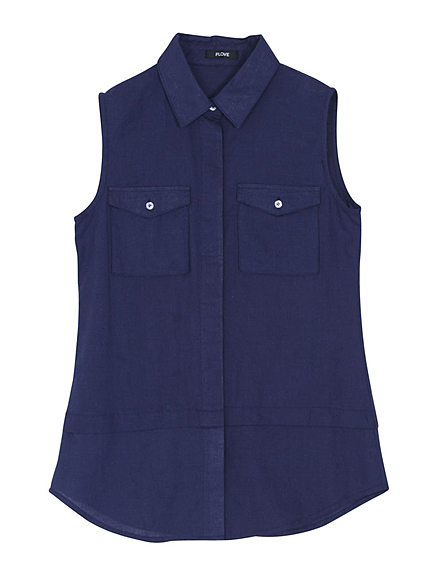 ドッキングノースリーブシャツ