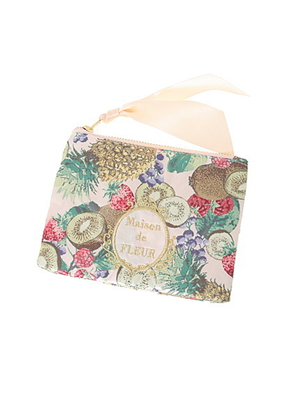 ・フルーツティッシュポーチ