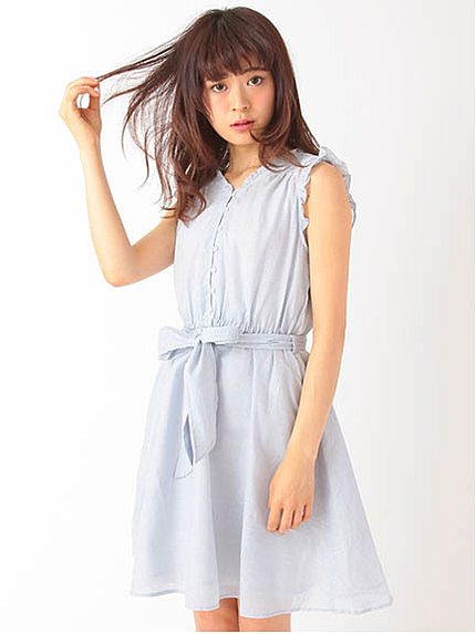 【Special Price】フリルスリーブワンピース
