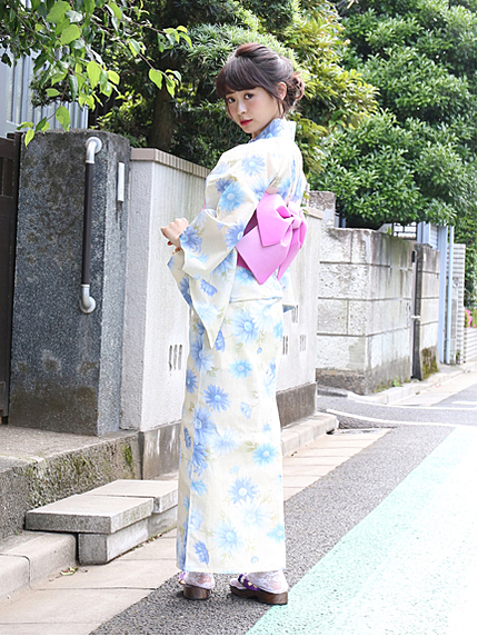 【2015SS新作】ガーベラ浴衣