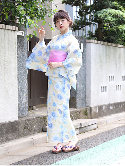 【Special Price】【WEB限定アイテム】ガーベラ浴衣