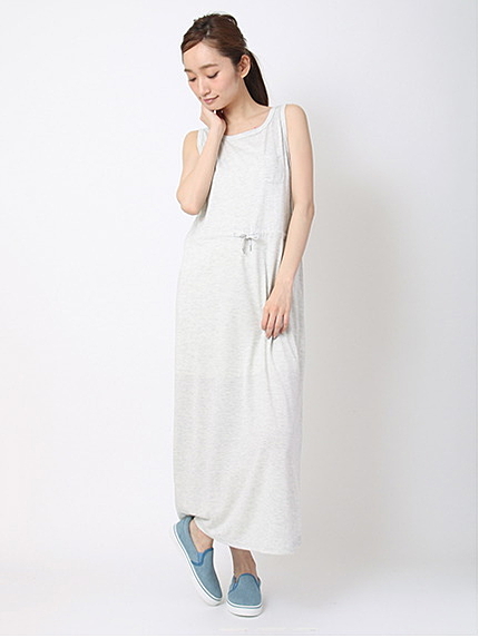 ・タンクトップ マキシワンピース