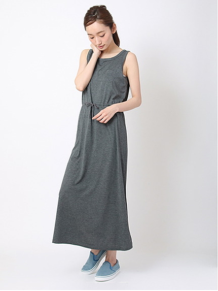 タンクトップ マキシワンピース