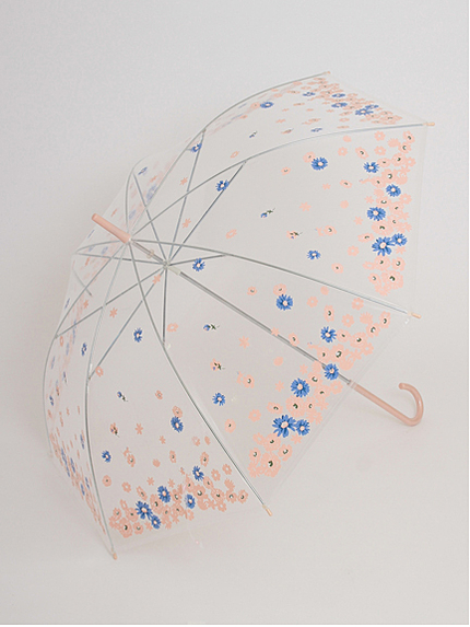 花柄ビニール傘