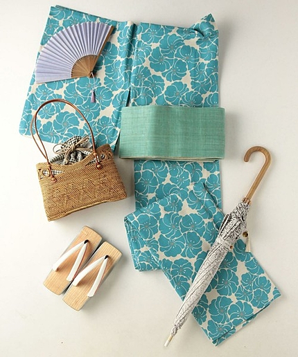 ＜Kaguwa（かぐわ）＞  浴衣 ねじり梅