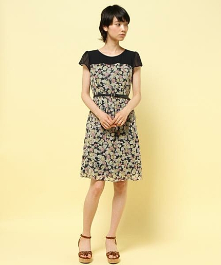 ヴィンテージプチローズPTワンピース