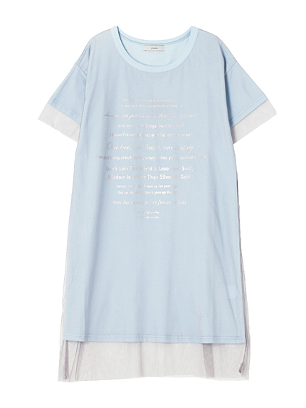 箔ロゴオーバーチュールTワンピース