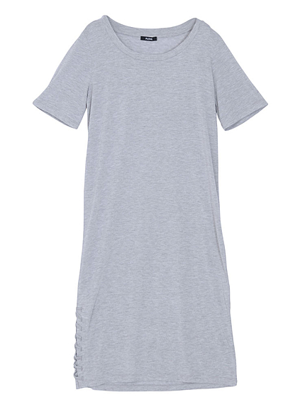 レースアップカットワンピース