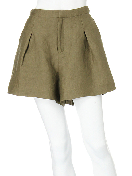 【DUO】 タックフレアーベーシックショートパンツ