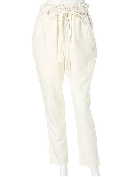 麻混リラックスパンツ