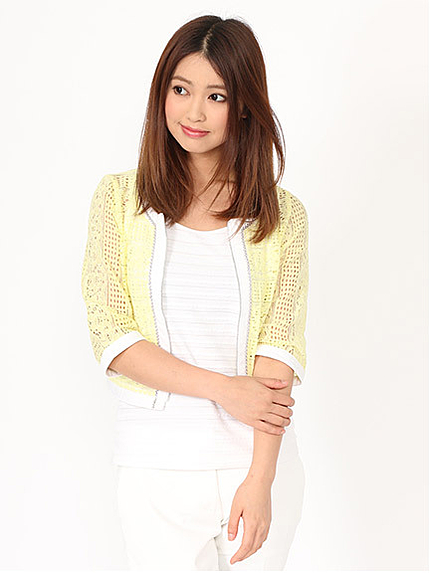 ノーカラーデニムパイピングジャケット＋タンクトップＳｅｔ