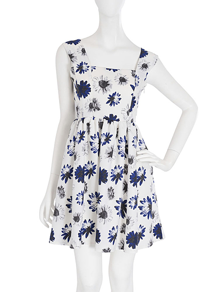 Flowerフレアワンピース