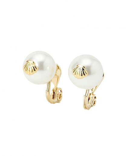 GC シェル＆パール/イヤリング