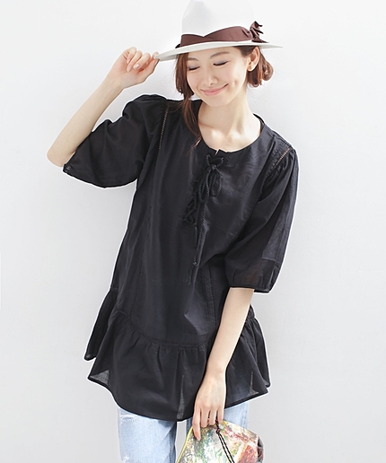 ハシゴレースチュニック