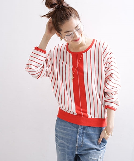 POPPY STRIPE KNIT