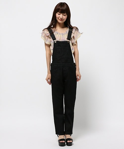 WEGO/デニムサロペット