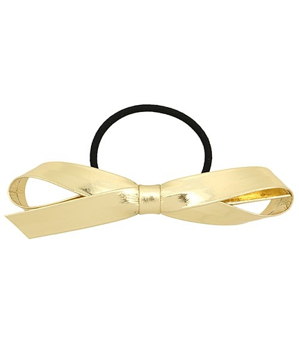 WEGO/メタリックリボンヘアゴム