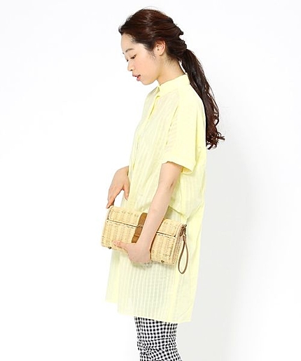 【7/28(火)再値下げ】コードストライプビッグチュニック