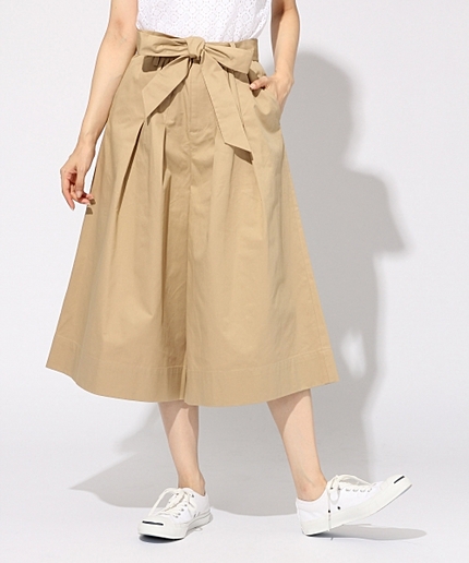 Ｃツイルリボンガウチョパンツ