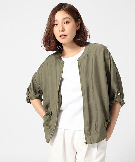 クルーターンバックブルゾン