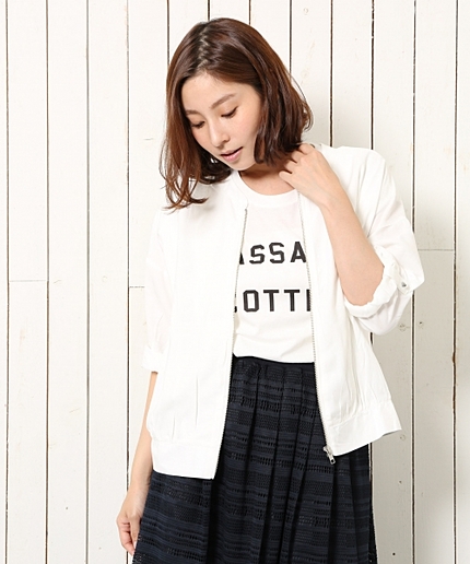 クルーターンバックブルゾン