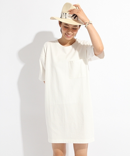 USAコットンポケワンピース