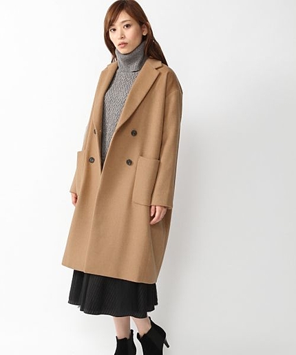 ドロップショルダーWコート