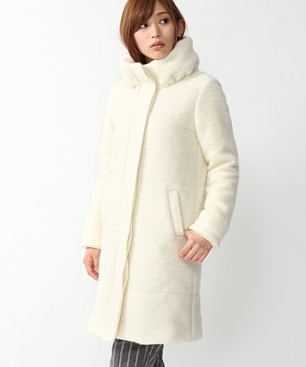 【WEB限定先行予約/XL展開アイテム】スライバーナカワタスタンドカラーコート