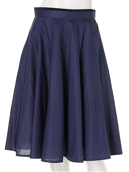 サーキュラーミモレ丈スカート