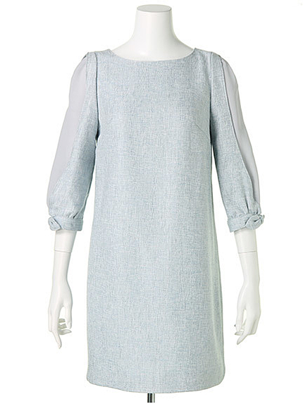 ツイードサックワンピース(25164343)