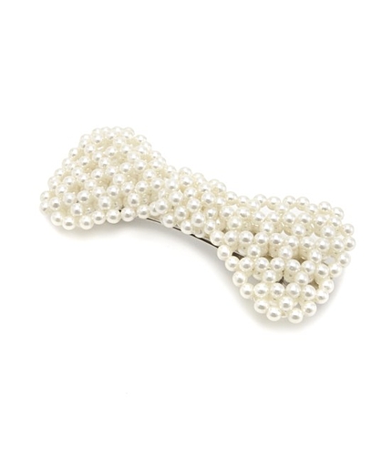 パール編リボンバレッタ