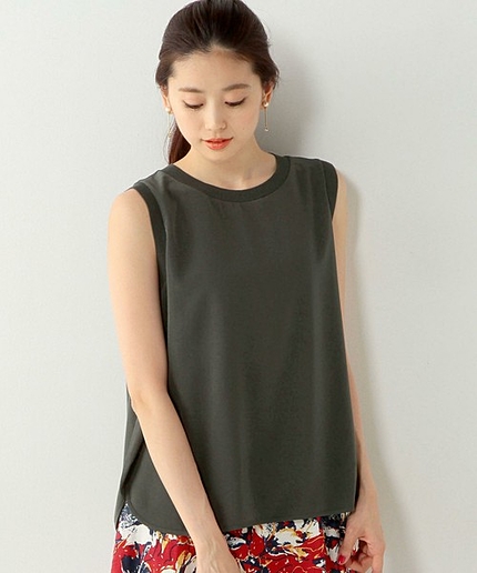 UAW TA/P リブ Aライン ブラウス