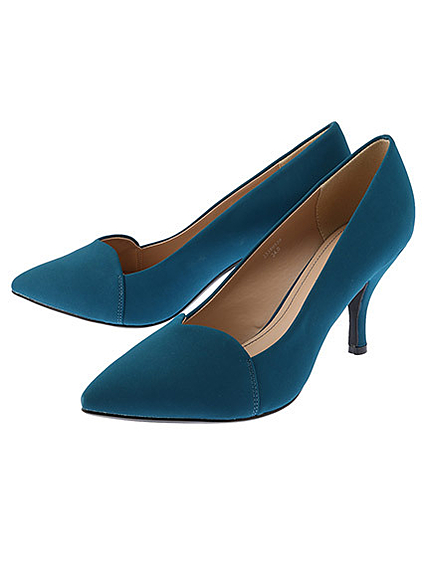 オータムカラーハートカットパンプス