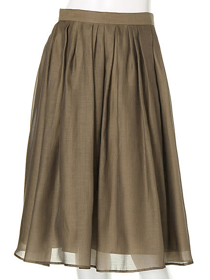 シャイニーカラーミモレスカート(85232451 )