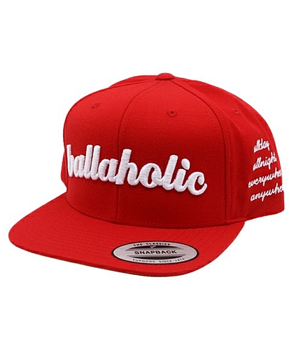 ユニセックス ボーラホリック ロゴ スナップバック キャップ ballaholic LOGO Snapback
