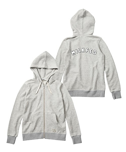 ZIP UP HOODIE MILKFED　（パーカー/ジップアップフーディー/スウェット）