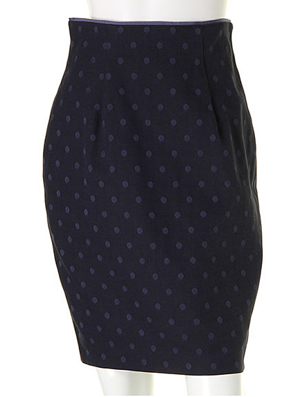 ドットタイトスカート